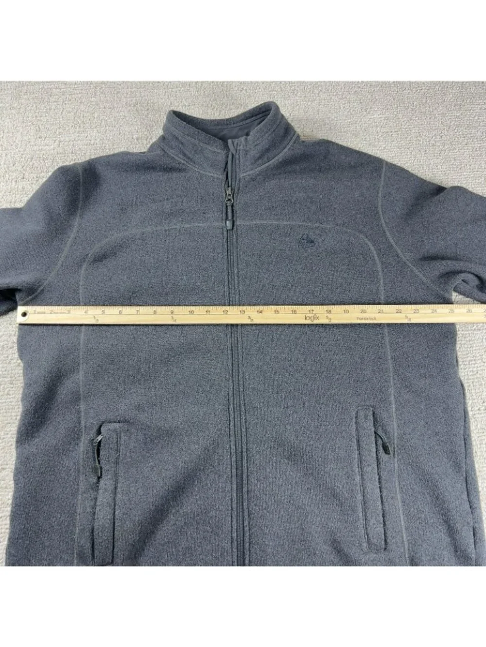 Vintage Nike ACG Full Zip Fleece Over Sized Jacket Gray Women’s Size XL
